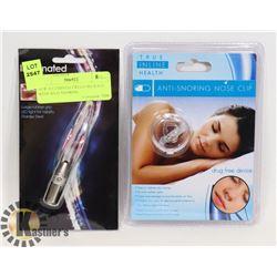 NEW ILLUMINED TWEEZERS SOLD WITH ANTI-SNORING