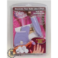 NEW SALON EXPRESS NAIL ART STAMPING KIT