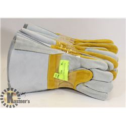 6 NEW PAIR OF WELDING GLOVES