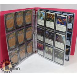 BINDER OF 180 MAGIC THE GATHERING COLLECTOR CARDS