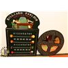 Image 1 : BILLIARDS PARLOUR BOARD, ROUND MIRROR