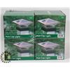 Image 1 : LOT OF 4 NEW SOLAR POST CAP LIGHTS