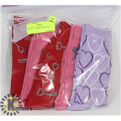 5 PACK OF LADIES CREW SOCKS