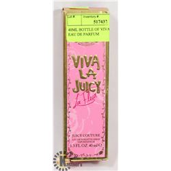 40ML BOTTLE OF VIVA LA JUICY EAU DE PARFUM