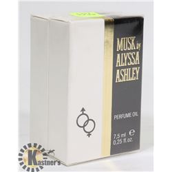 LOT OF 2 MUSK BY ALYSSA ASHLEY 7.5ML PERFUME OIL