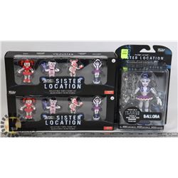 LOT OF FIVE NIGHTS AT FREDDYS FIGURES