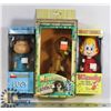 Image 1 : LOT OF 3 BOBBLEHEADS