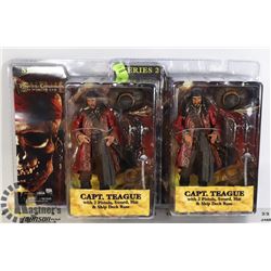 LOT OF 2 CAPT TEAGUE FIGURES