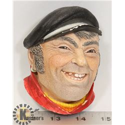 VINTAGE CHALKWARE HEAD "FIRST MATE" LEGEND LANE