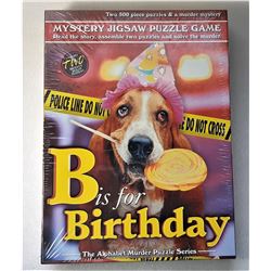 5)  FACTORY SEALED MYSTERY JIGSAW