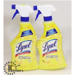 LOT OF 2 LYSOL SPRAY CLEANERS