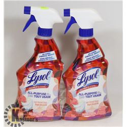 LOT OF 2 LYSOL SPRAY CLEANERS
