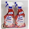 Image 1 : LOT OF 2 LYSOL SPRAY CLEANERS