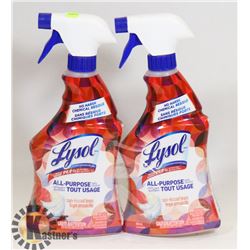 LOT OF 2 LYSOL SPRAY CLEANERS