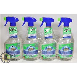 LOT OF 4 SCRUBBING BUBBLES SPRAY CLEANERS