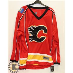 NEW MENS CALGARY FLAMES JERSEY SHIRT SIZE XXL
