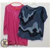Image 1 : TWO WOMENS SHIRTS ONE SIZE FITS MOST