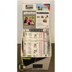 LOT OF 4 PHOTO PRINT & FRAME CANVASES.