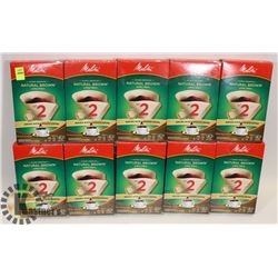 10 PACKS COFFEE FILTERS