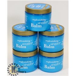 LOT OF 5 OGX REPLENISHING & WATER BALM LEAVE IN