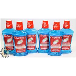 BAG OF 6 COLGATE TOTAL MOUTHWASH,
