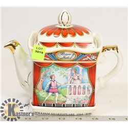 SADLER TEAPOT MADE IN STAFFORDSHIRE,