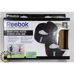 REEBOK TONING BRAIDED LATERAL RESISTOR RATED