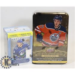LOT OF 2 NEW 2018/19 UPPER DECK YOUNG GUNS &