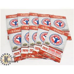 LOT OF 10 UPPER DECK 2020 NATIONAL HOCKEY DAY