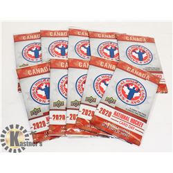 LOT OF 10 UPPER DECK 2020 NATIONAL HOCKEY DAY