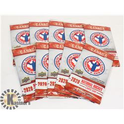 LOT OF 10 UPPER DECK 2020 NATIONAL HOCKEY DAY