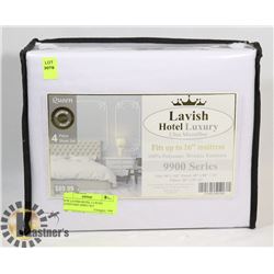 NEW LAVISH HOTEL LUXURY QUEEN SIZE SHEET SET