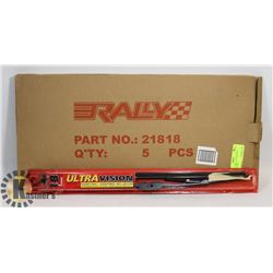 CASE OF 5 NEW 18" VISION TEC  WIPER BLADES