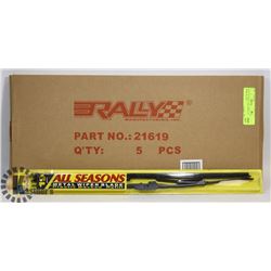 PACK OF 5 NEW ULTRA VISION 19" WIPER BLADES