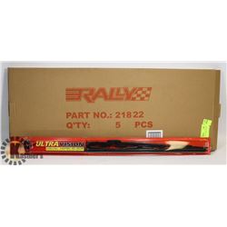 PACK OF 5 NEW 22" ULTRA VISION WIPER BLADES