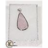 Image 1 : #21-PINK ROSE QUARTZ PENDANT  GEMSTONE