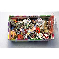 7)  LOT OF 150 LAPEL PINS INCLUDING: