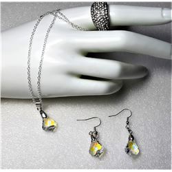 18)  SWAROVSKI BAROQUE CUT CRYSTAL