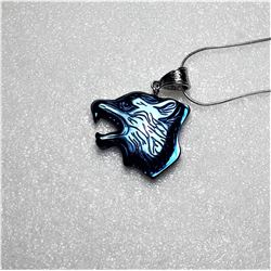 25)  NATURAL BLUE HEMATITE CARVED