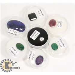 96 CARATS RUBY, EMERALD, SAPPHIRE, AMETHYST,