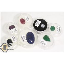 101 CARATS RUBY, EMERALD, SAPPHIRE, AMETHYST,