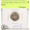 Image 1 : 1911 GV SILVER 5 CENT 1ST YEAR ISSUED