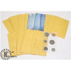 LOT OF 15 ASSORTED CANADIAN PROOF-LIKE COIN SETS.