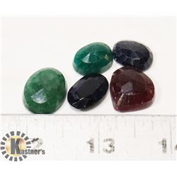 #26-MIX GEMSTONE,RUBY,EMERALD,SAPPHIRE   81.0CT