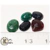 Image 1 : #26-MIX GEMSTONE,RUBY,EMERALD,SAPPHIRE   81.0CT