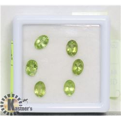 #41-GREEN PERIDOT LOOSE GEMSTONE 5.0 CT