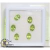 Image 1 : #41-GREEN PERIDOT LOOSE GEMSTONE 5.0 CT