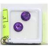 Image 1 : #50-PURPLE AMETHYST MATCHING PAIR 3.5 CT