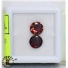 Image 1 : #46-RED GARNET MATCHING PAIR 3 CT