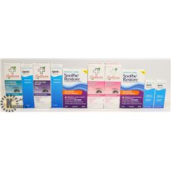 BAG OF ASSORTED EYE DROPS
